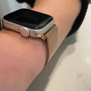 Gold Milanese Apple Watch Band